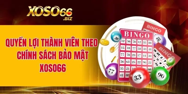 Quyền lợi của thành viên theo chính sách bảo mật XOSO66